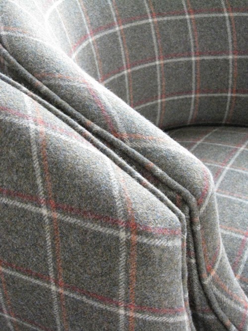 Mick Sheridan Upholstery 1920's Tub Chairs in Sanderson Wool