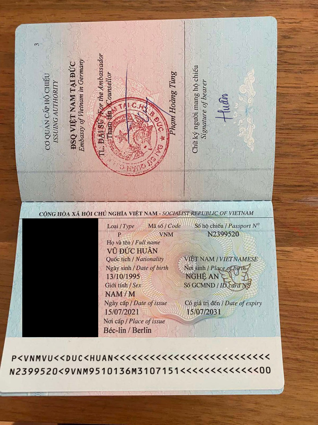 Passport fake