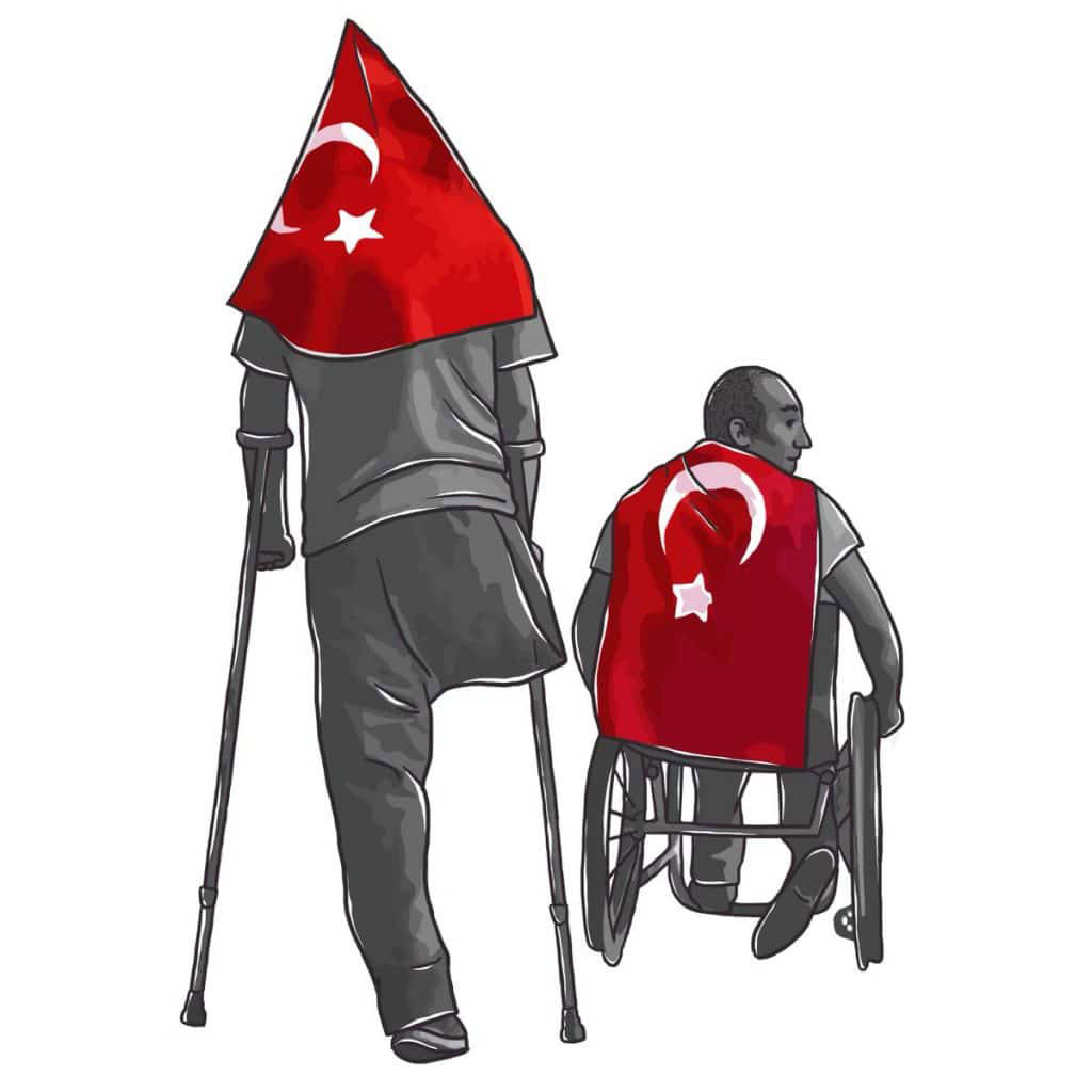 turk bayragi resimi cizme yarismasindaki gorseller 6