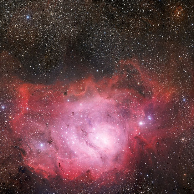 A view of M8, the Lagoon Nebula, in ultra-high resolution!