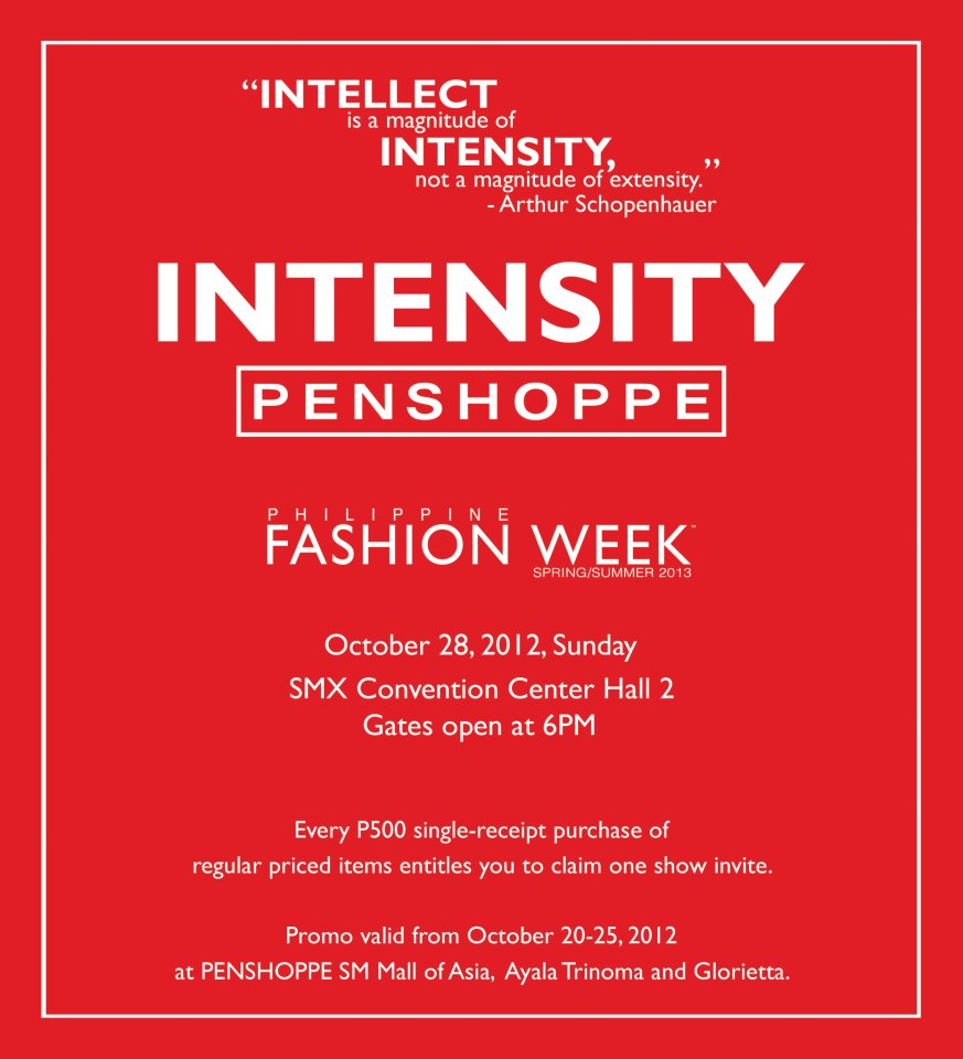 Manila Shopper Get FREE Invites at Phil Fashion Week's