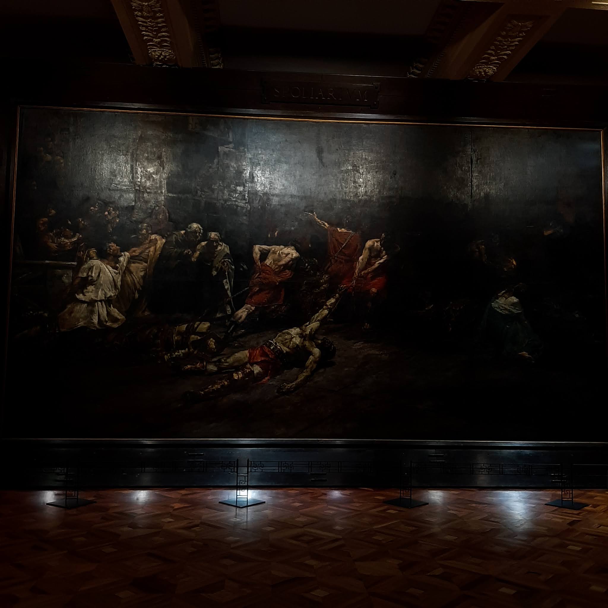Painting of Spoliarium by Juan Luna