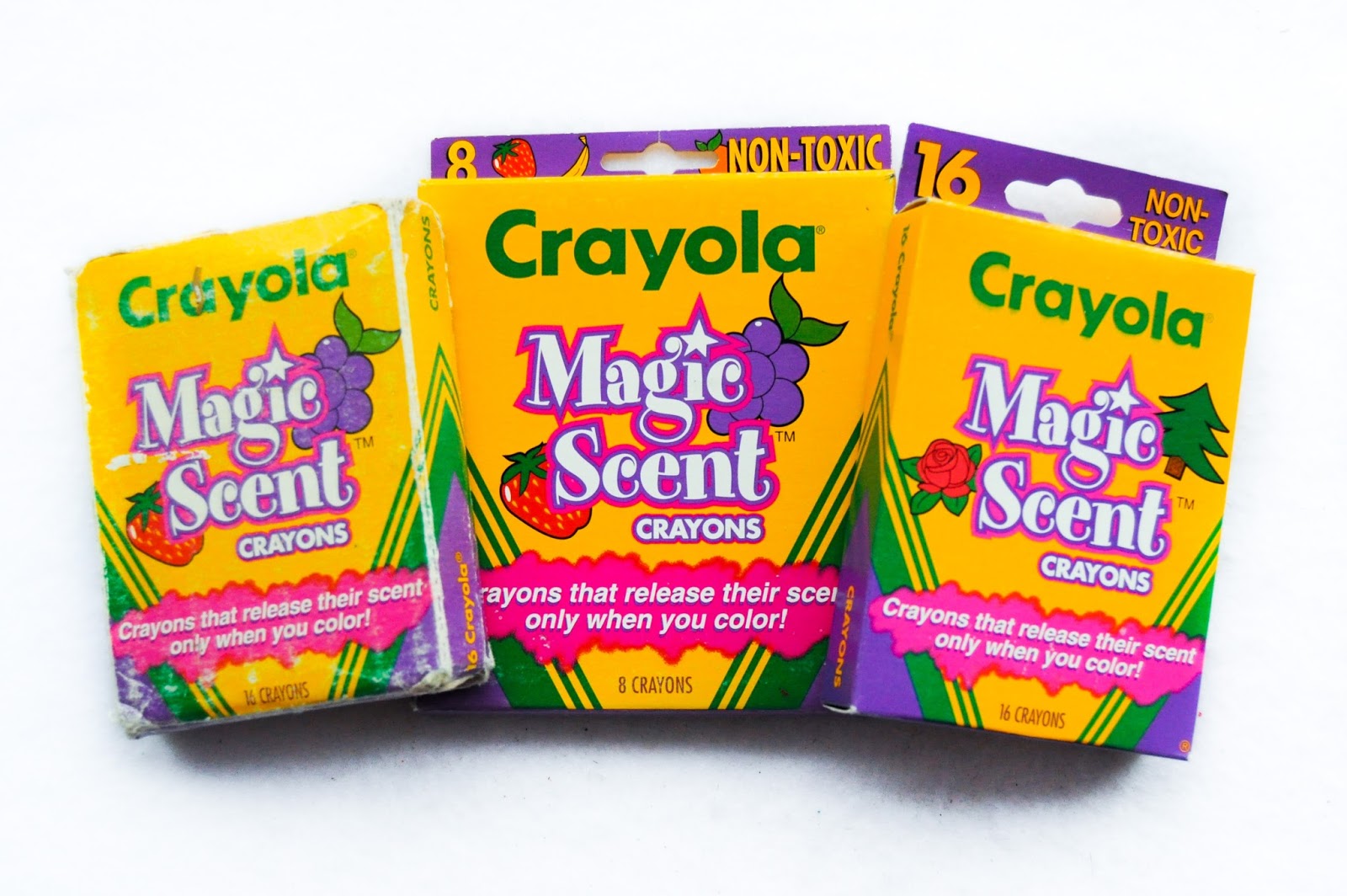 Crayola Magic Scent Crayons What's Inside the Box Jenny's Crayon Collection