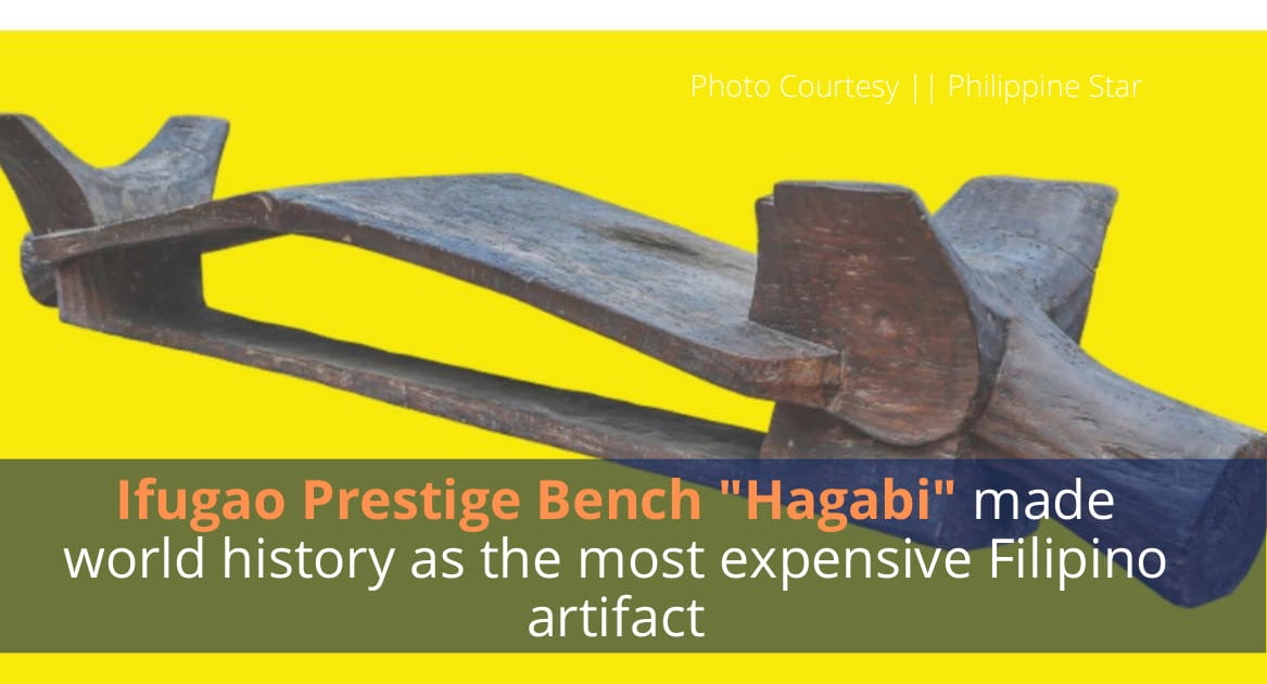 Ifugao Prestige Bench 'Hagabi' made world history as the most expensive