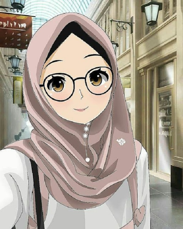Download Gambar Kartun Muslimah Comel dan Cantik 2021 - Gambar Kartun