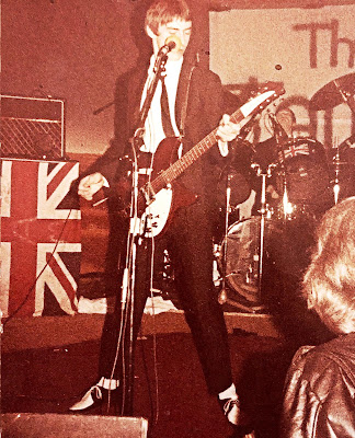 Paul Weller on stage at Bogarts, Cincinatti Ohio, April 1978 on The Jam's second US tour