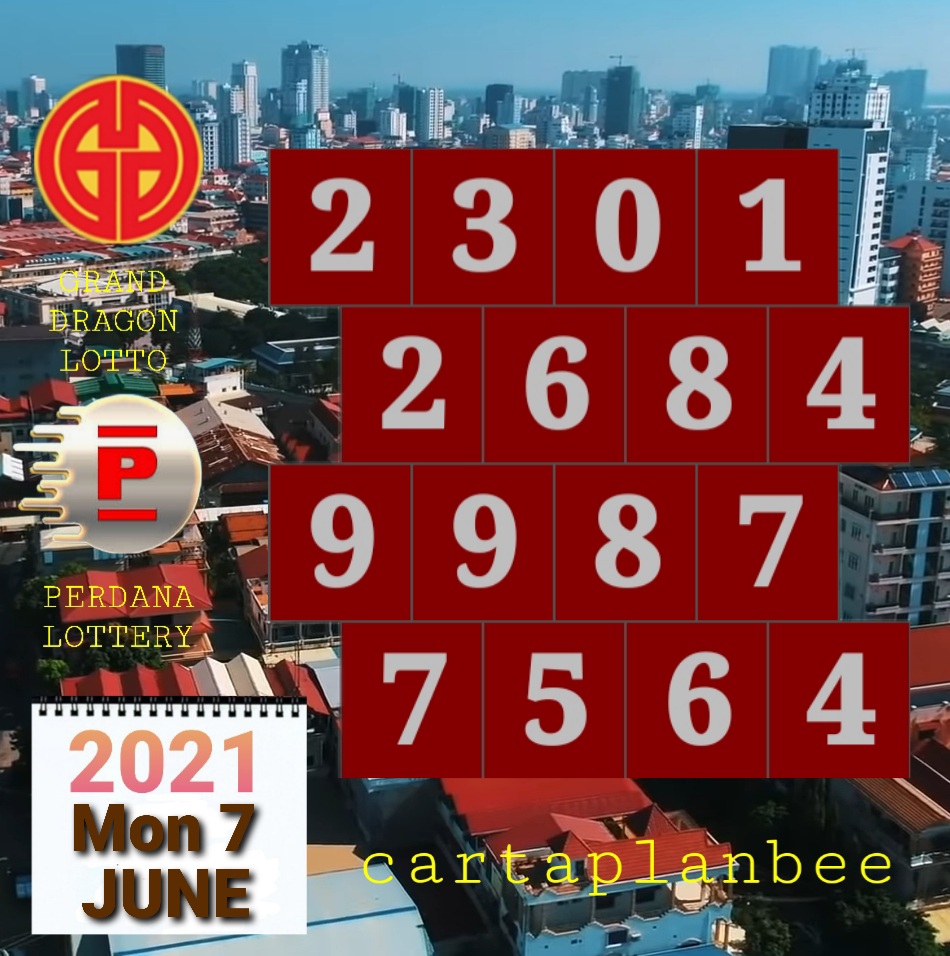 Carta Ramalan 4d 6 13 June 2021 Gdl Perdana Forecast Charts