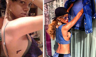 As 19 tatuagens da Rihanna e seus significados - Arma