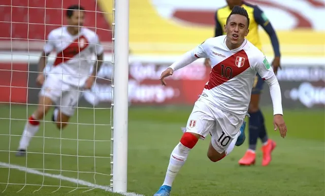 Perú derrotó a Ecuador 2-1 por las eliminatorias Qatar 2022