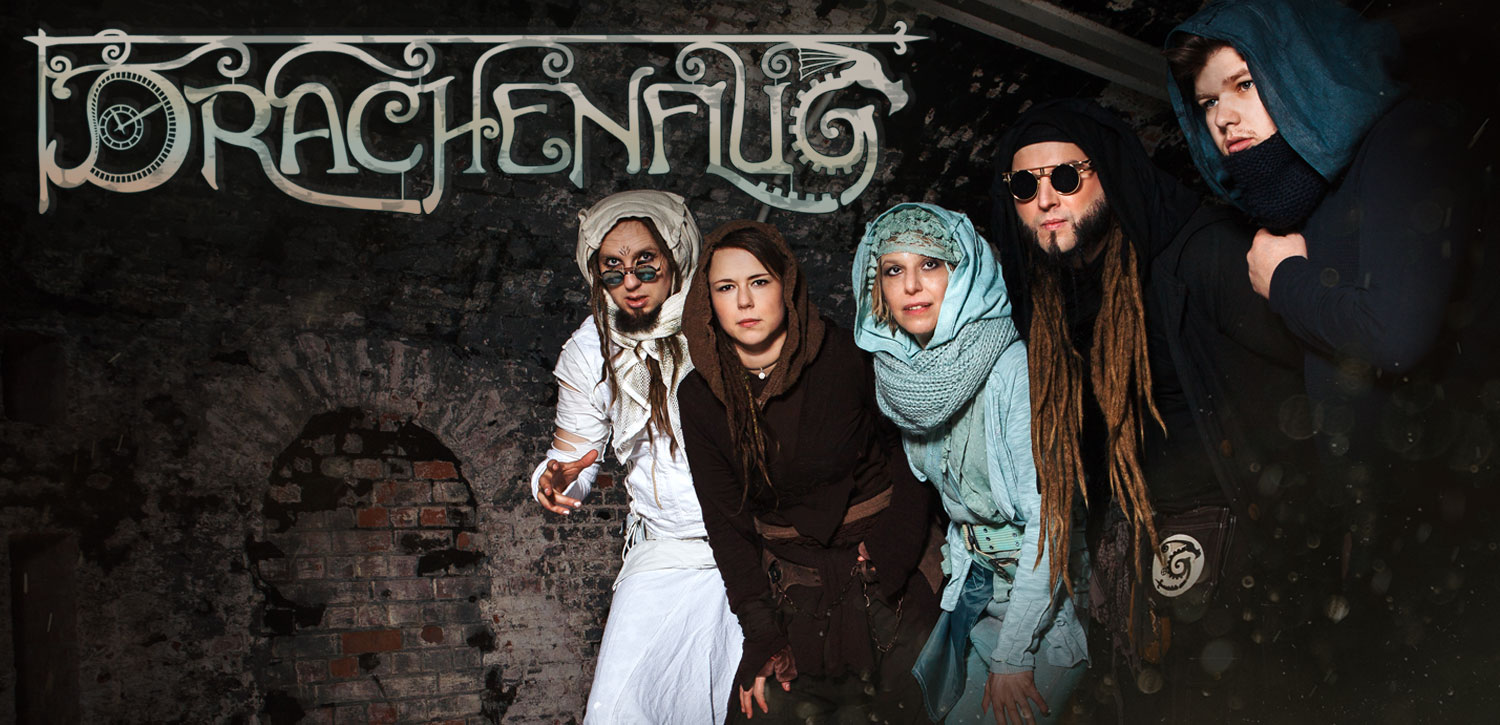 Die deutsche Steampunkband Drachenflug   