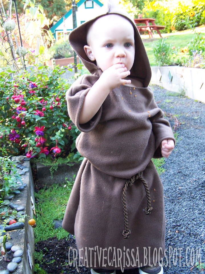The Littlest Monk: A Halloween Costume How-To - Creative Green Living