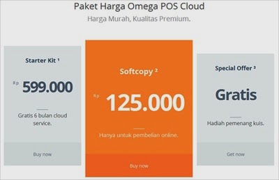 Software Point of Sales Online Omega POS Cloud