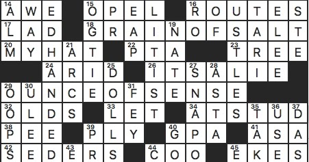 Stevengood: And So On For Short Crossword Clue