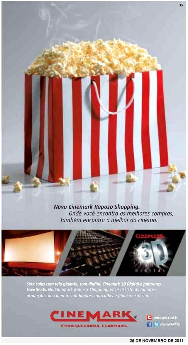 SALAS DE CINEMA DE SÃO PAULO Cinemark Raposo (São Paulo SP) SALAS DE CINEMA DE SÃO PAULO Cinemark Raposo (São Paulo SP)