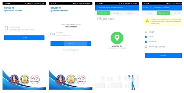 Download COVID-19 Quarantine Monitor Tamil Nadu (official) Mobile App