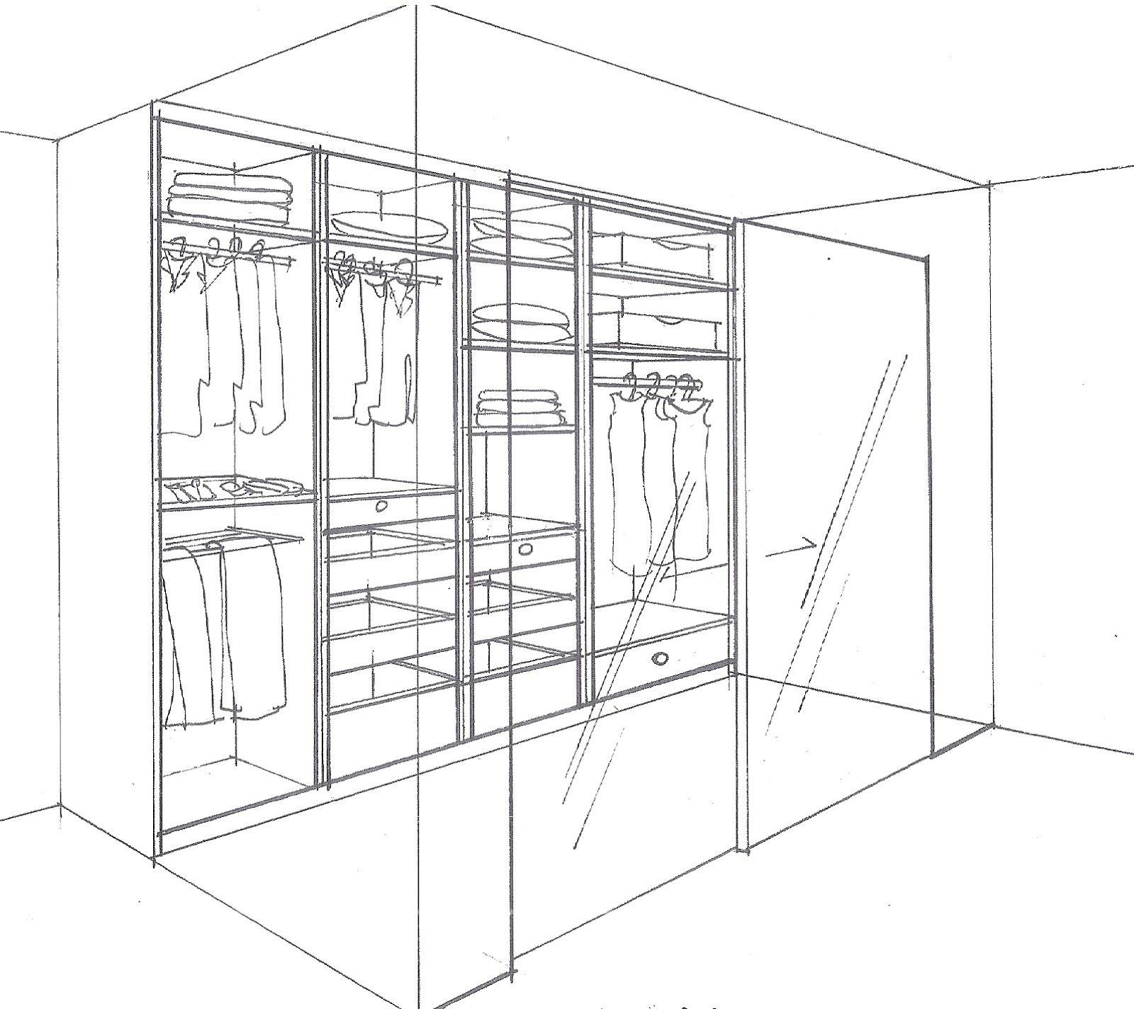 Carpentry And Renovation Works 2D Drawing