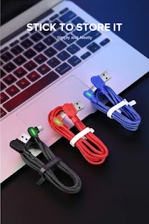 Micro USB Type C 90 Data Cable Fast Charging