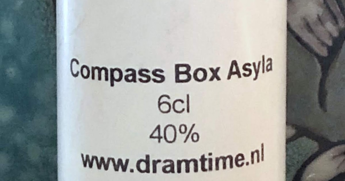 Chemistry of the Cocktail Whisky Review Compass Box Asyla