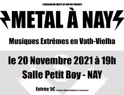 Concert de métal et death trash Nay 2021