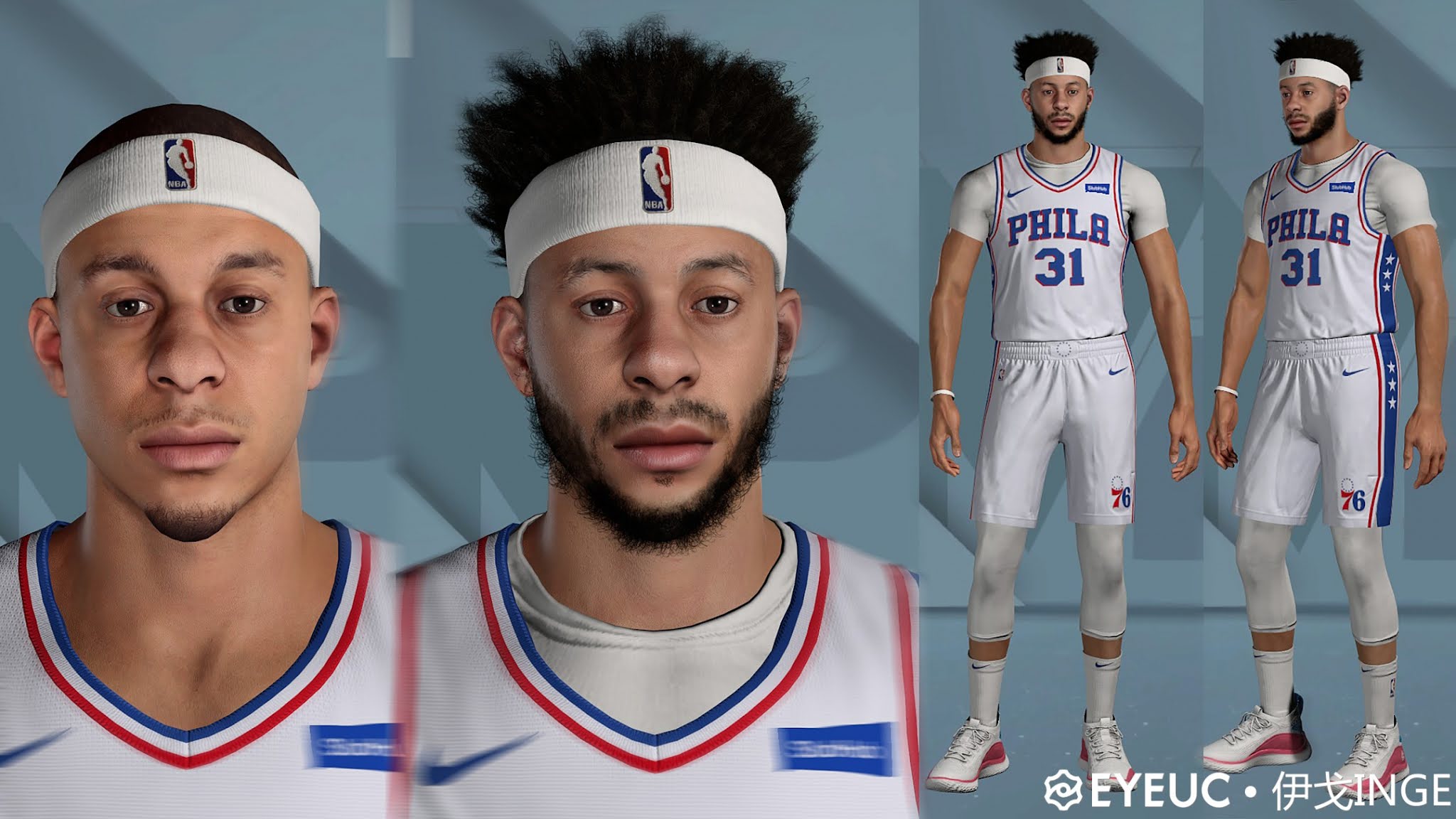 NBA 2K21 Seth Curry Cyberface and Body Model by Igo Inge