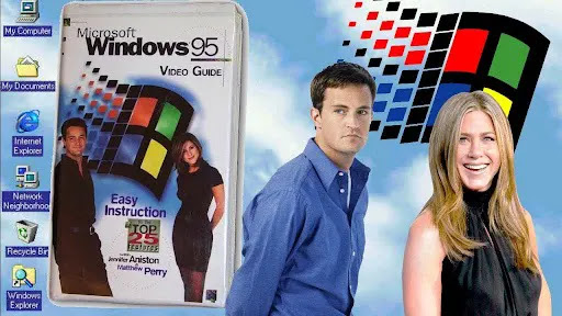 Jennifer Aniston in Windows 95 Video Guide