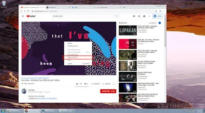 Menggunakan PiP Youtube