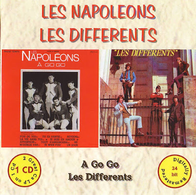 Les Napoleons - A Go Go (1966) & Les Differents - Les Differents (1967)