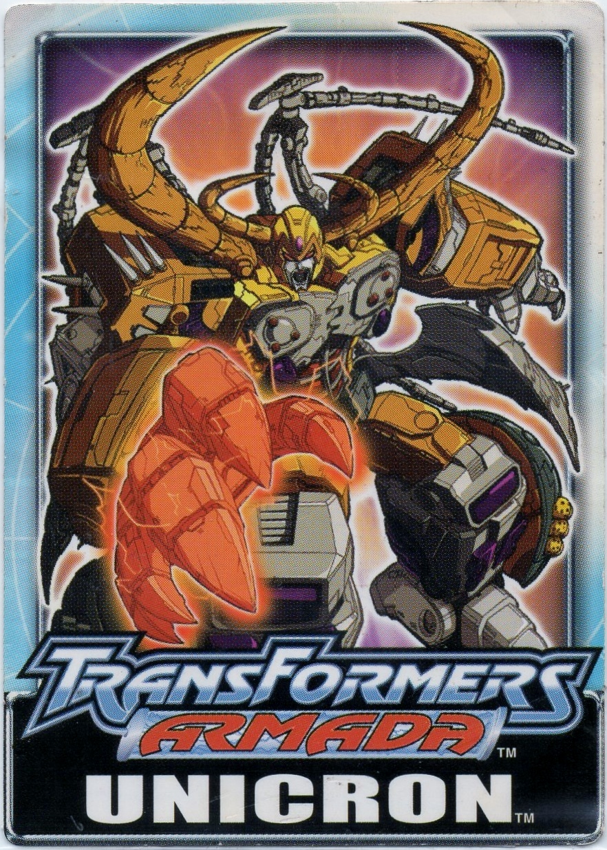 Transformers Bio Card Database Unicron Trilogy, RID Tiny Titans, KT