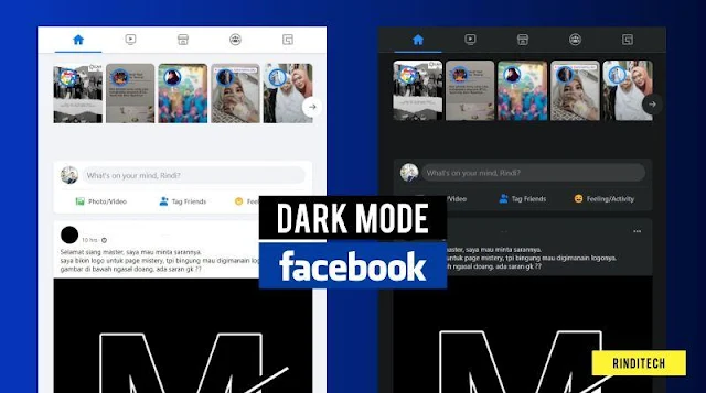 Begini Tampilan Dark Mode di Facebook - Caranya?