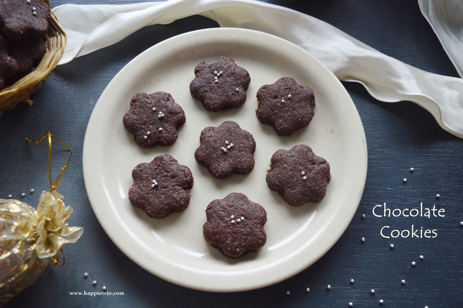Easy Chocolate Cookies Recipe Eggless and Butterless Chocolate