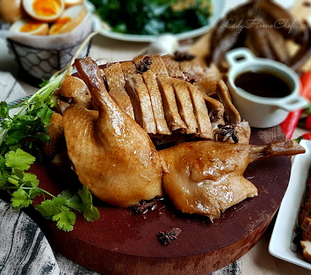 LadyHomeChef Braised Duck with Chinese Spices 滷水鸭