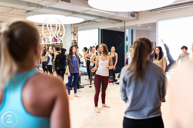 acro yoga at lululemon athletica uk