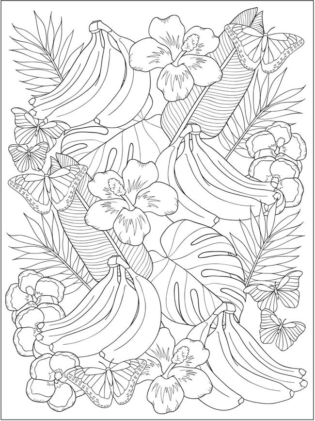 Tropical Coloring Pages Print Coloring Pages