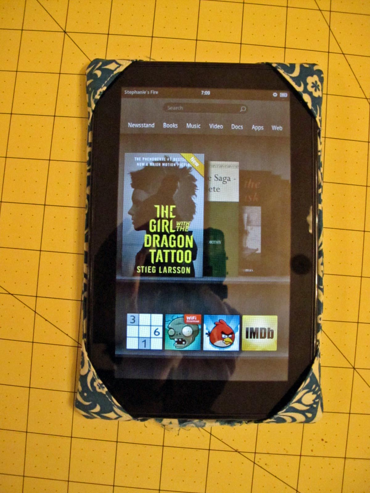 .Crafty Capable. Kindle Fire Cover Tutorial