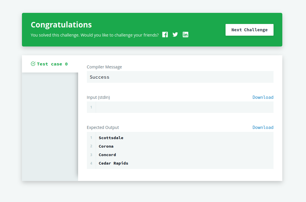 Revising the Select Query II Hackerrank Solution Codeityweb