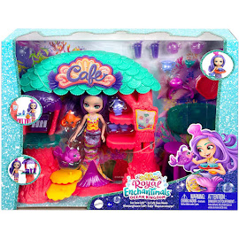 Enchantimals Martina Mermaid Royals, Ocean Kingdom Playsets Sea Cave Cafe Figure