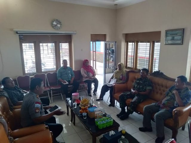 Danramil Wonosari Hadiri Rapat Koordinasi Apel  Kesiapsiagaan Pilkades Tahap III Th.2019
