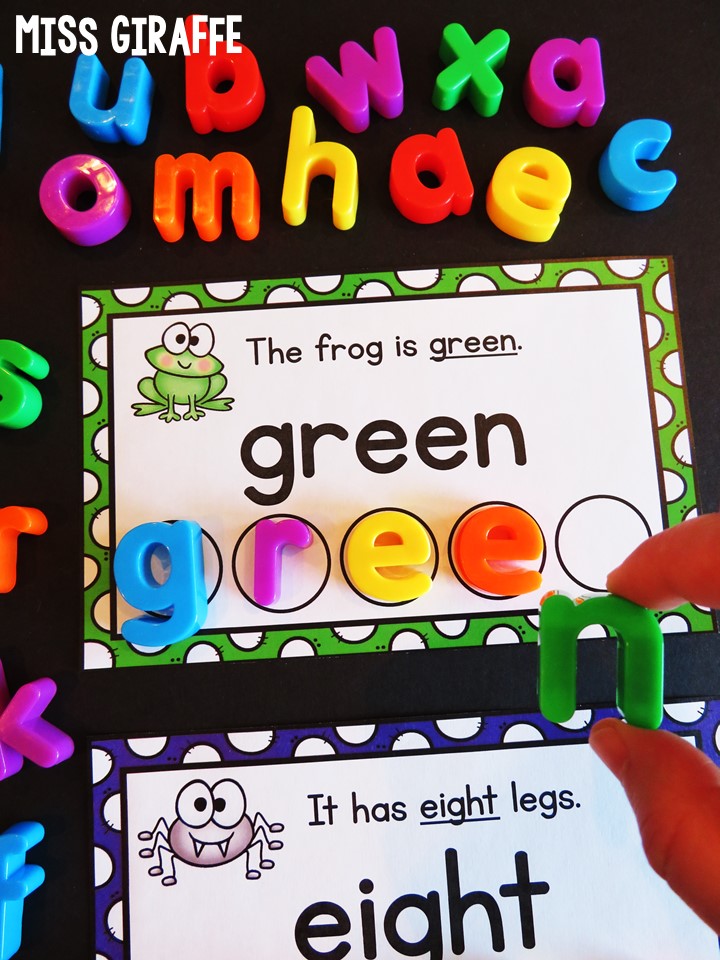 Miss Giraffe S Class Sight Words Sentences Cards Fun Ideas And Centers