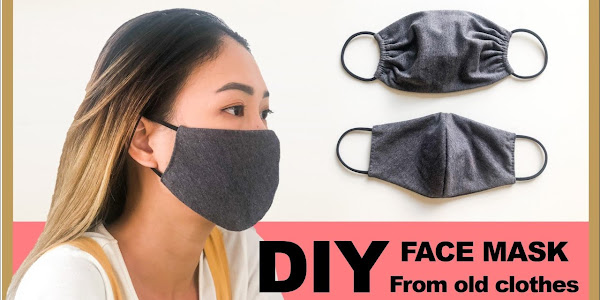 Ideia de como fazer máscara de pano 