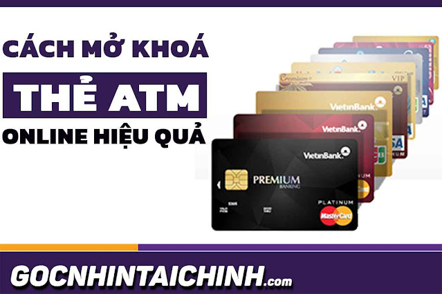 Cách mở thẻ atm vietinbank bị khóa online