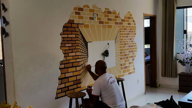 Aplikasikan Lukisan 3D Pengganti Rak TV, Dijamin Ruangan Lapang Aplikasikan Lukisan 3D Pengganti Rak TV, Dijamin Ruangan Lapang