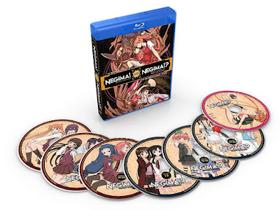 Negima Complete Collection Bluray Discs Overview