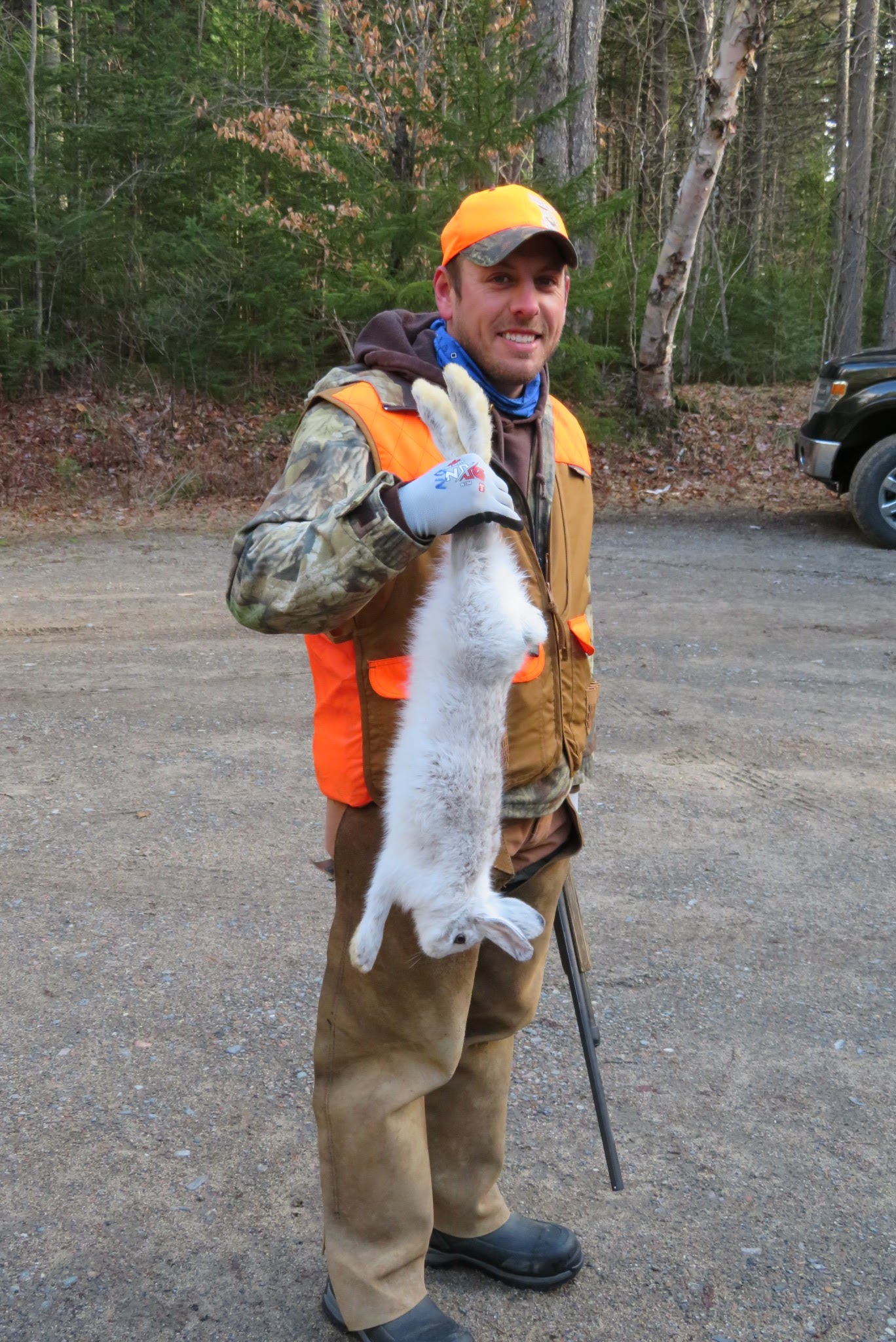 BIG WOODS HARE HUNTERS OF THE ALLEGHENY ADIRONDACK MOUNTAIN SNOWSHOE