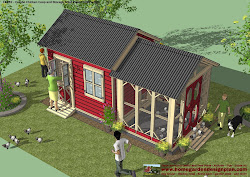 chicken coop plans combo garden sheds storage building construction perspective completed