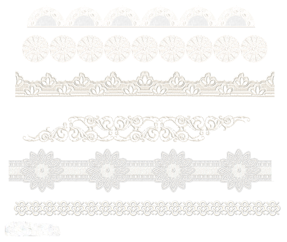 Clip art " Lace ribbons"