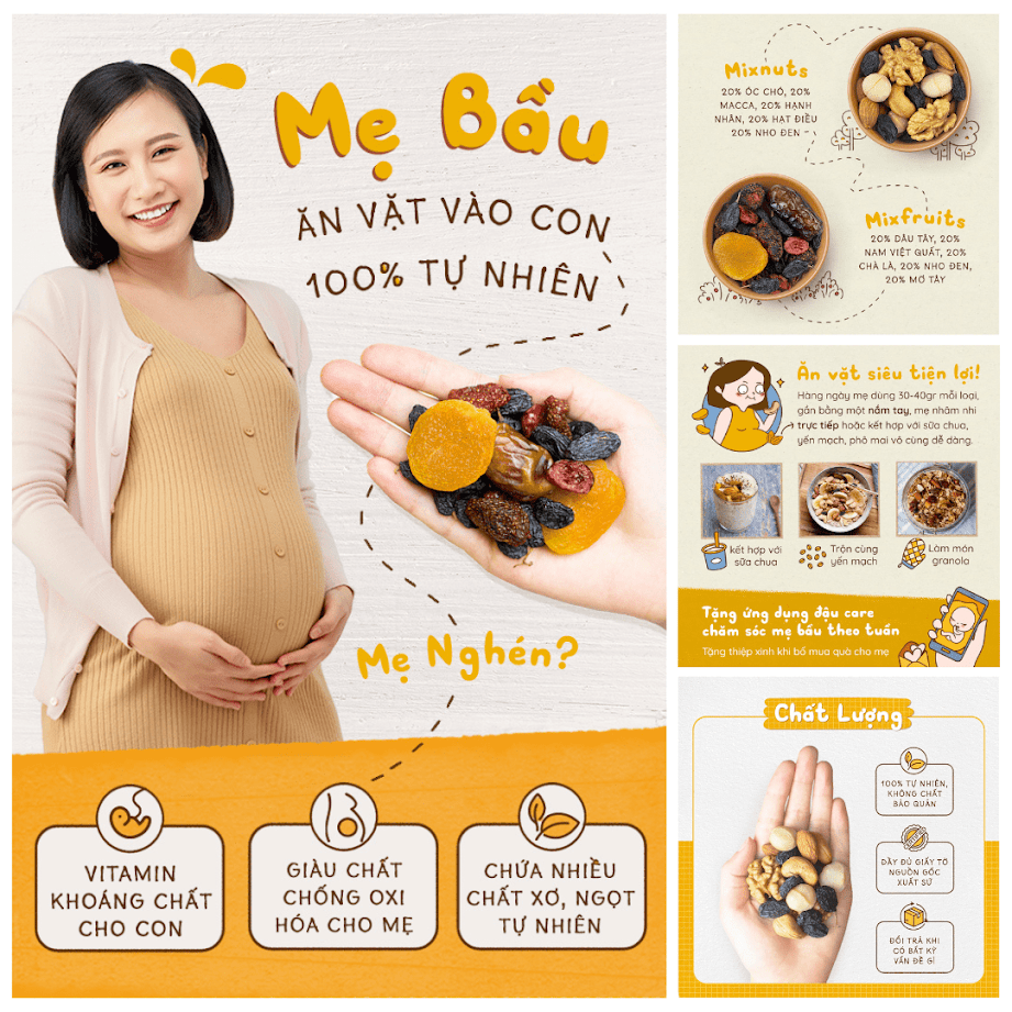 [A36] Mẹ Bầu ăn hạt dinh dưỡng thế nào để có hiệu quả tốt nhất?