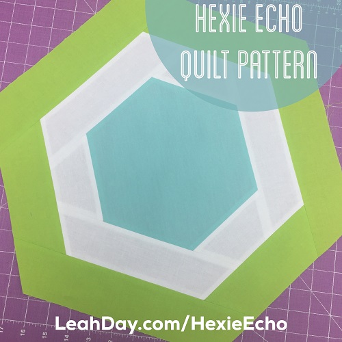 The Free Motion Quilting Project Hexie Echo Free Quilt Pattern