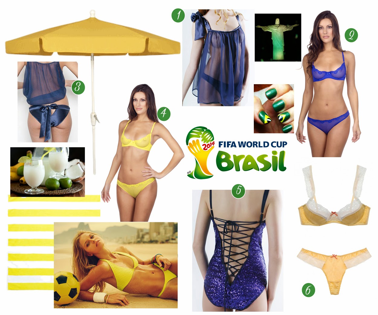 Lingerie + FIFA World Cup Brazil 2014