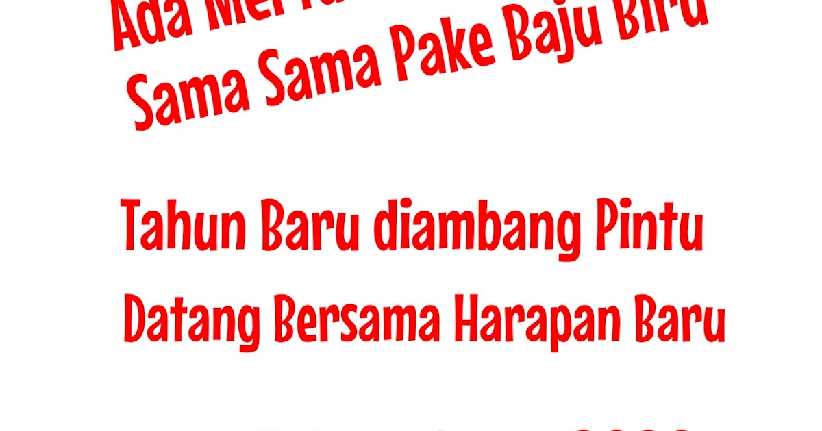 Pantun Lucu Ucapan Selamat Tahun Baru 2023  Gambaran