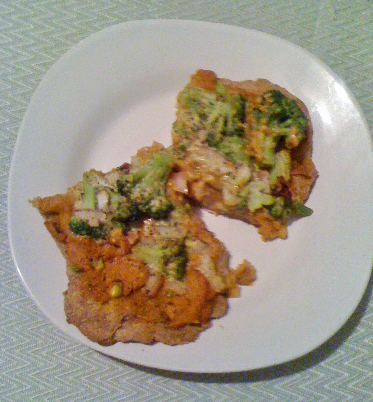 AfroVeganChick Happy National Vegan Pizza Day! Broccoli & Pumpkin